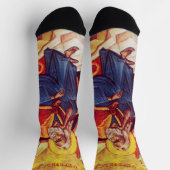 Greek orthodox icon of Prophet Elijah Sokken (Top)