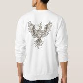 Greek Phoenix Mannen Sweatshirt Design 🪽👕 (Achterkant)