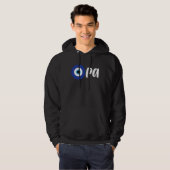 Greek Pride OPA Evil Eye Hellas Greece Evil Eye Ma Hoodie (Voorkant volledig)