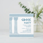 Greek Retirement Party in blue (Staand voorkant)