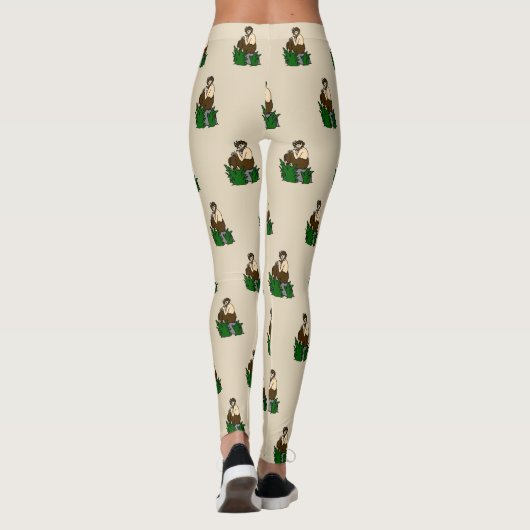 Greek Satyr God Pan Leggings (Achterkant)