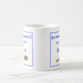 Greek Saying on Ceramic Mug Koffiemok (Center)
