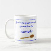 Greek Saying on Ceramic Mug Koffiemok (Links)