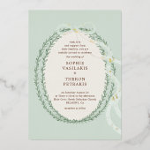 Greek Stefana Folie Uitnodiging (Voorkant)