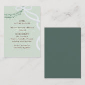 Greek Stefana Informatiekaartje (Voorkant / Achterkant)