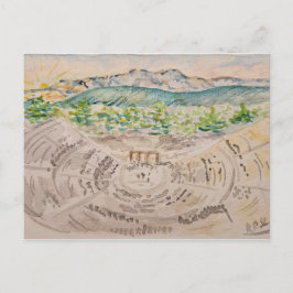 Greek Theater Postcard Briefkaart