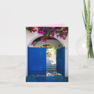 Greek & Turkish Style Blue Door Kaart