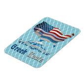 Greeks Roots American Map Flexi Magnet Magneet (Linkerzijde)