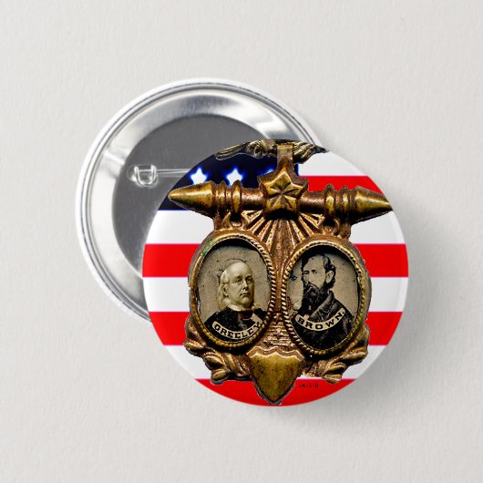 Greeley-Brown - Button (Voorkant /achterkant)