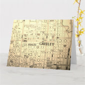 Greeley, CO  Kaart (Gele Bloem)