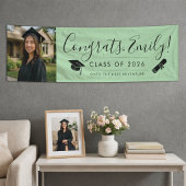 GREEN 2026 | Diploma-banner met foto Spandoek