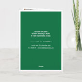 Green 4-Photo Fun Boxes Afstuderen Invitation (Achterkant)