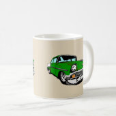 Green '56 Shoebox Koffiemok (Voorkant rechts)