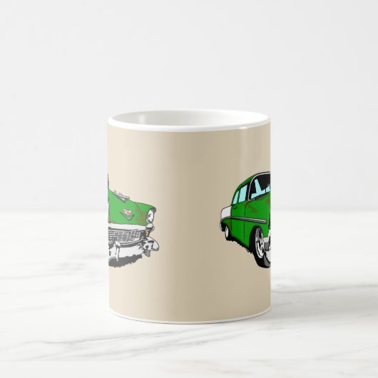 Green '56 Shoebox Koffiemok (Center)