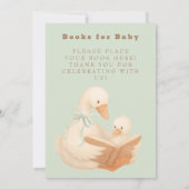 Green A Silly Goose Books for Baby Sign Kaart (Achterkant)