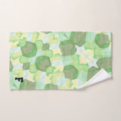 Green abstract art Magical wallpaper Bad Handdoek (Handdoek)