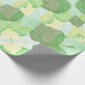 Green abstract art Magical wallpaper Cadeaupapier (Hoek)