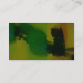 Green Abstract Attorney at Law Visitekaartje (Achterkant)