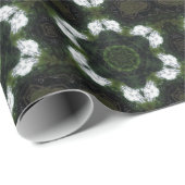 GREEN ABSTRACT DRAWING. SAMER BRASIL 1 CADEAUPAPIER (Rol Hoek)