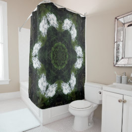 GREEN ABSTRACT DRAWING. SAMER BRASIL 1 DOUCHEGORDIJN