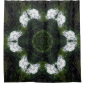 GREEN ABSTRACT DRAWING. SAMER BRASIL 1 DOUCHEGORDIJN (Voorkant)