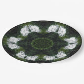 GREEN ABSTRACT DRAWING. SAMER BRASIL 1 PAPIEREN BORDJE (Gekanteld)