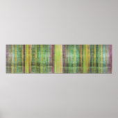 Green Abstract Modern Art Poster Print (Voorkant)