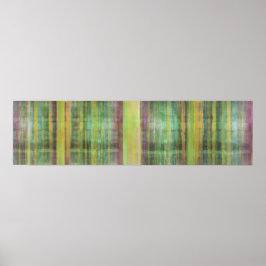 Green Abstract Modern Art Poster Print