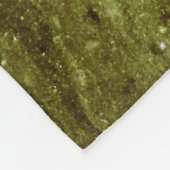 Green abstract painting fleece deken (Hoek)