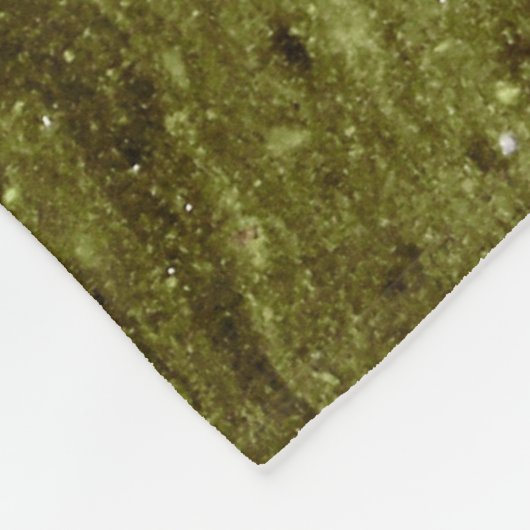 Green abstract painting fleece deken (Hoek)