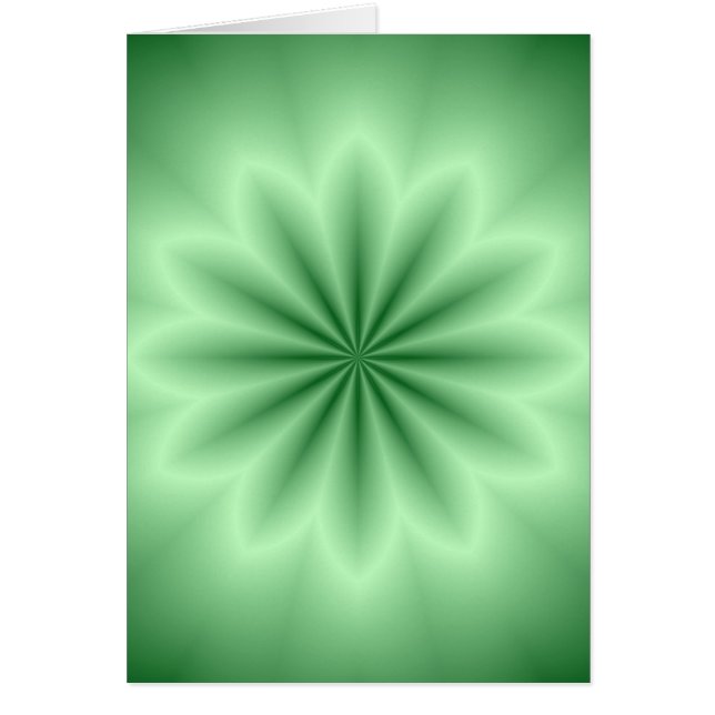 Green Abstract Star (Voorkant)