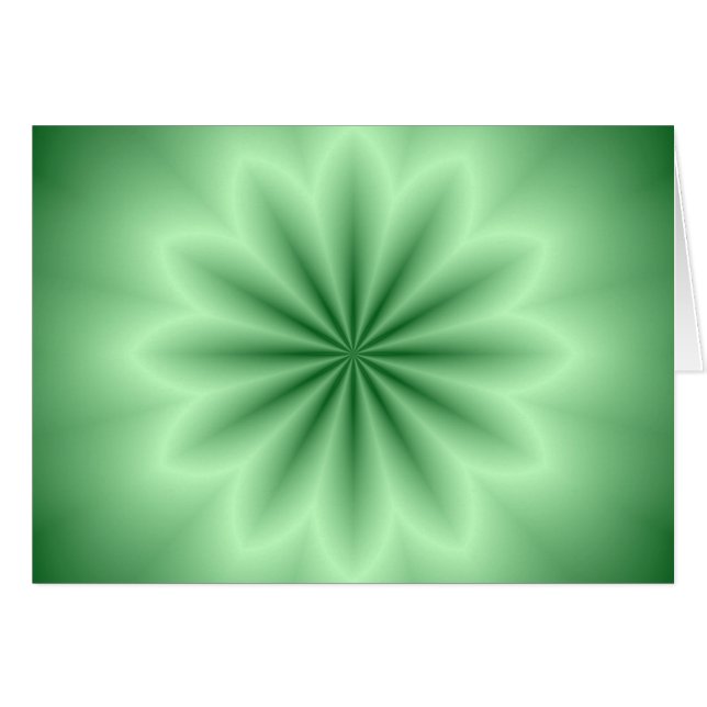 Green Abstract Star (Voorkant Horizontaal)