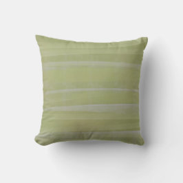 Green abstract Waterverf Pillow Kussen
