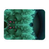 Green Abstracte Lily Pads Magneet (Horizontaal)