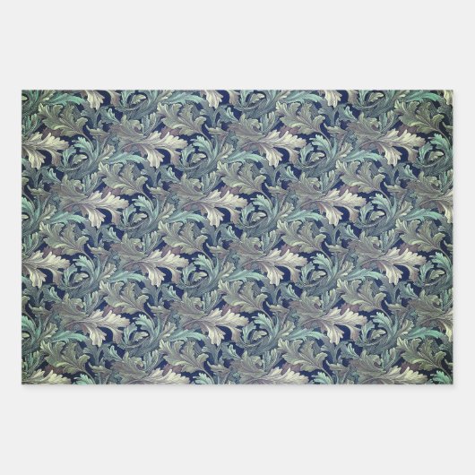 Green Acanthus Leaf  Inpakpapier Vel (Voorkant)