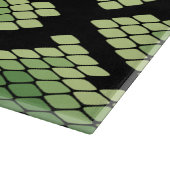 Green African Wildlife Snake Animal Print Patroon Snijplank (Hoek)