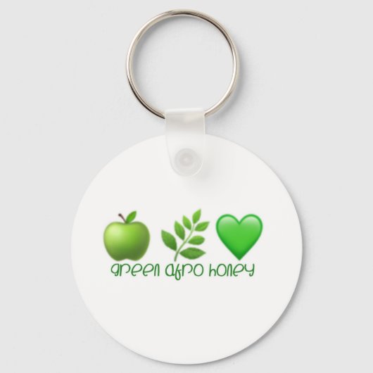 Green Afro Honey Sleutelhanger (Voorkant)
