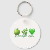 Green Afro Honey Sleutelhanger (Achterkant)