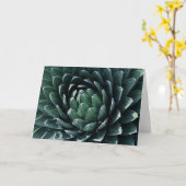 Green Agave Kaart (Gele Bloem)