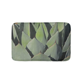 Green Agave Leaves Botanical Photo Southwest Badmat
