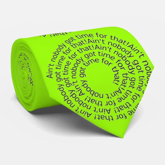 Green Ain heeft niemand tijd voor dat Stropdas. Stropdas (Opgerold)