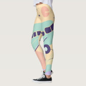 Green Airplane AI art Leggings (Links)