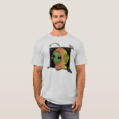 Green Alien Army Soldier T-shirt (Voorkant volledig)