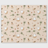 Green Alien Cadeaupapier (Vlak)