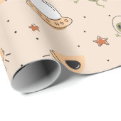 Green Alien Cadeaupapier (Rol Hoek)