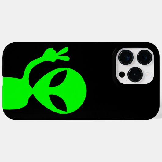 Green Alien Case-Mate iPhone Case (Achterkant (horizontaal))