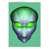 Green Alien Face (Voorkant)