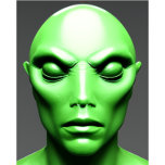 Green Alien Face Science fiction T-Shirt<br><div class="desc">Green Alien Face Science fiction T-Shirt Alien Space Futuristic Beauistic Color Realistic Art</div>