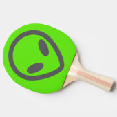 Green Alien Fun Science Tafeltennisbatje (Zijkant)