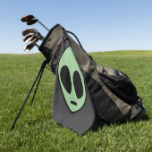 Green Alien Golfhanddoek (Groen)